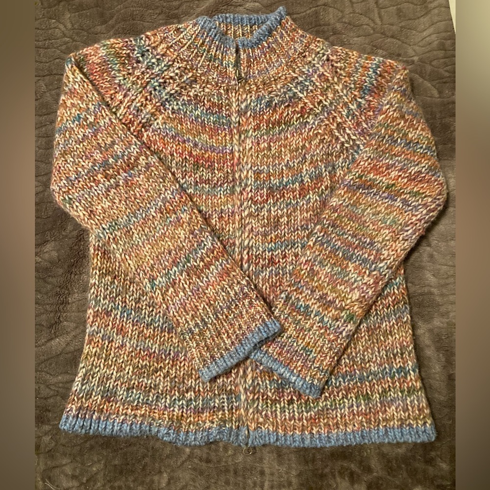 Garnet Hill Full-Zip Women's Sweater